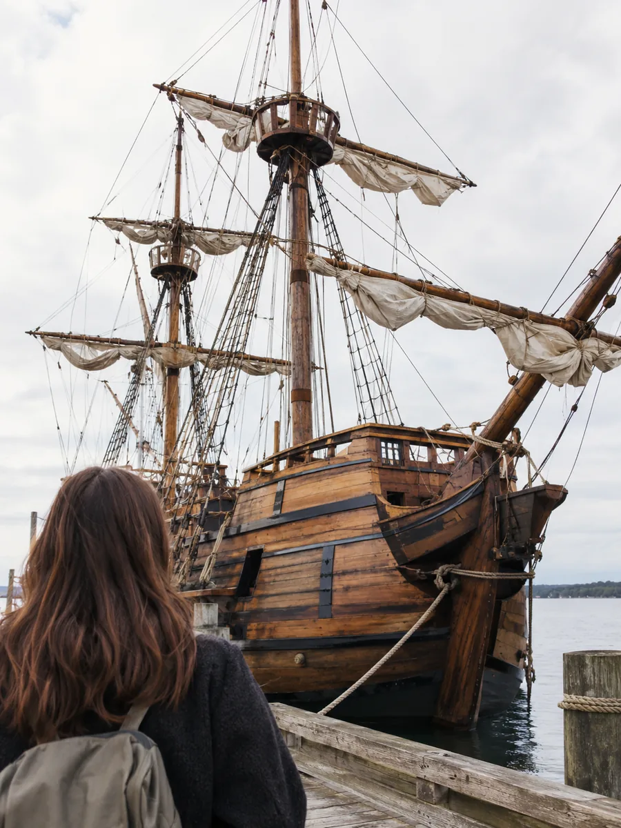 View at Mayflower II